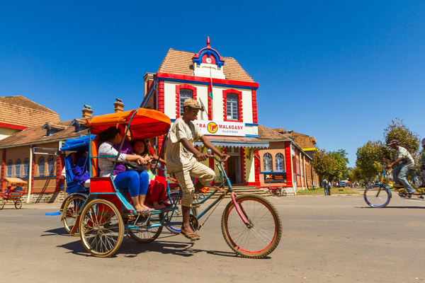 Madagascar trip : Pousse-pousse Antsirabe